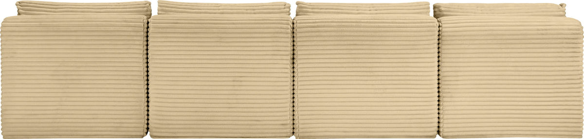 Shaggy - 4 Seat Modular Armless Sofa
