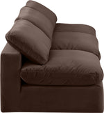 Comfy - Velvet Modular Armless Sofa 3 Seats