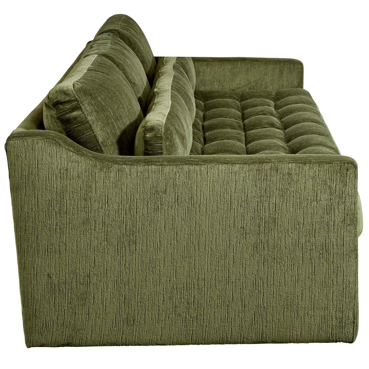 Slope Sofa - Sofa - Martini Olive Antique Velvet