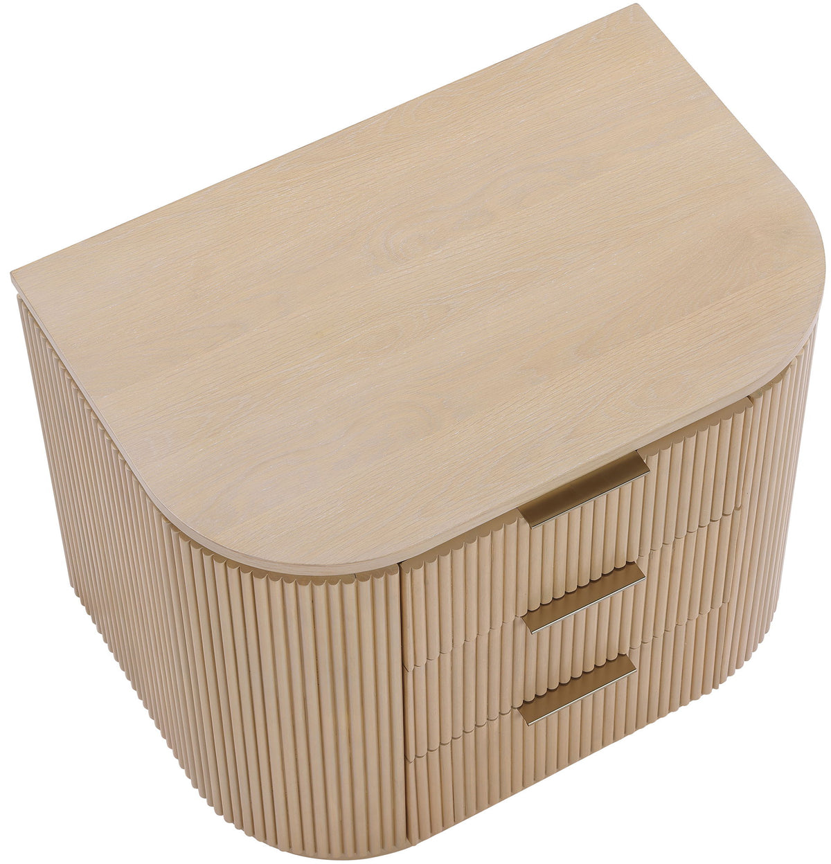 Astrid - Solid Wood And Oak Veneer Nightstand