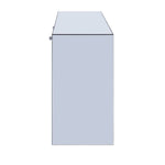 Noralie - Vanity Desk - Faux Diamonds & Mirrored