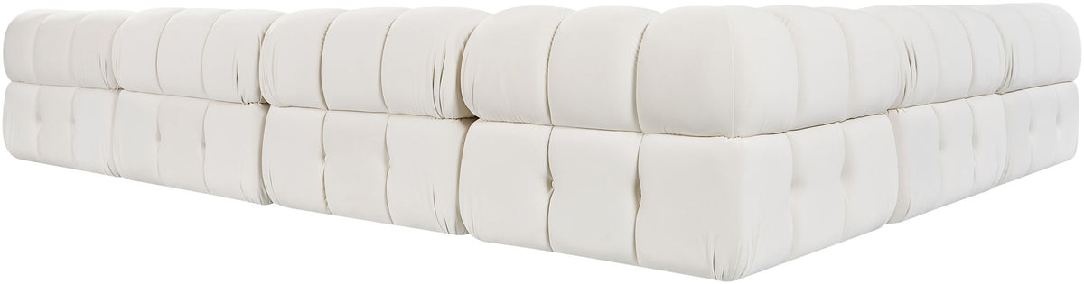 Orin - L-Shaped Velvet 6 Piece Modular Sectional