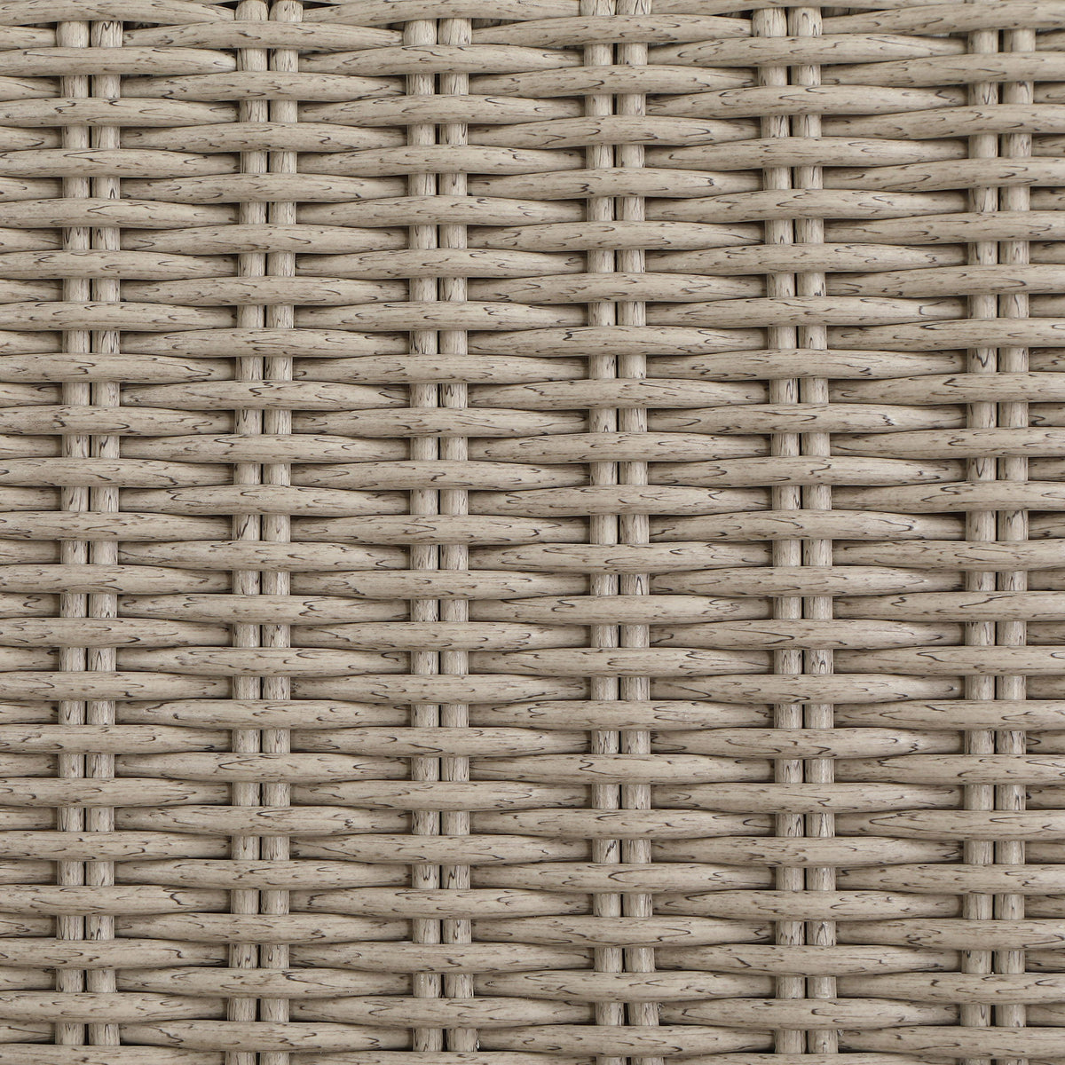 Seacrest - Olefin Water Resistant Fabric And Wicker Outdoor Patio Ottoman/Coffee Table