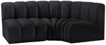 Arc - Velvet 3 Piece Sofa