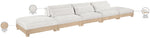 Turin - Chenille Fabric Upholstered Modular Sectional - White