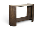 Solstice - Travertine And Mango Wood Table
