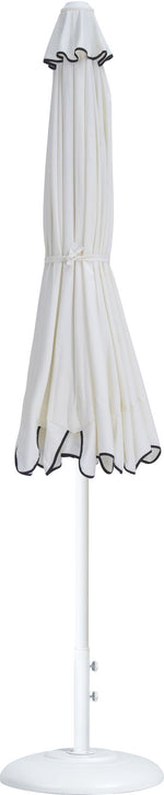 Amalfi - Patio Umbrella - White Base / White Pole