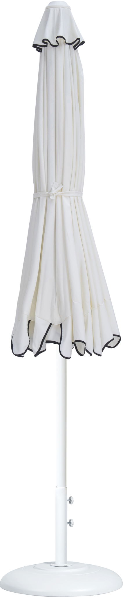 Amalfi - Patio Umbrella - White Base / White Pole