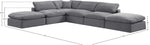 Comfy - 6 Piece Velvet Modular Sectional