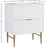 Modernist - Bathroom Vanity With Gold Legs