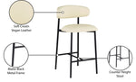 Lupita - Counter Stool (Set of 2) - Cream
