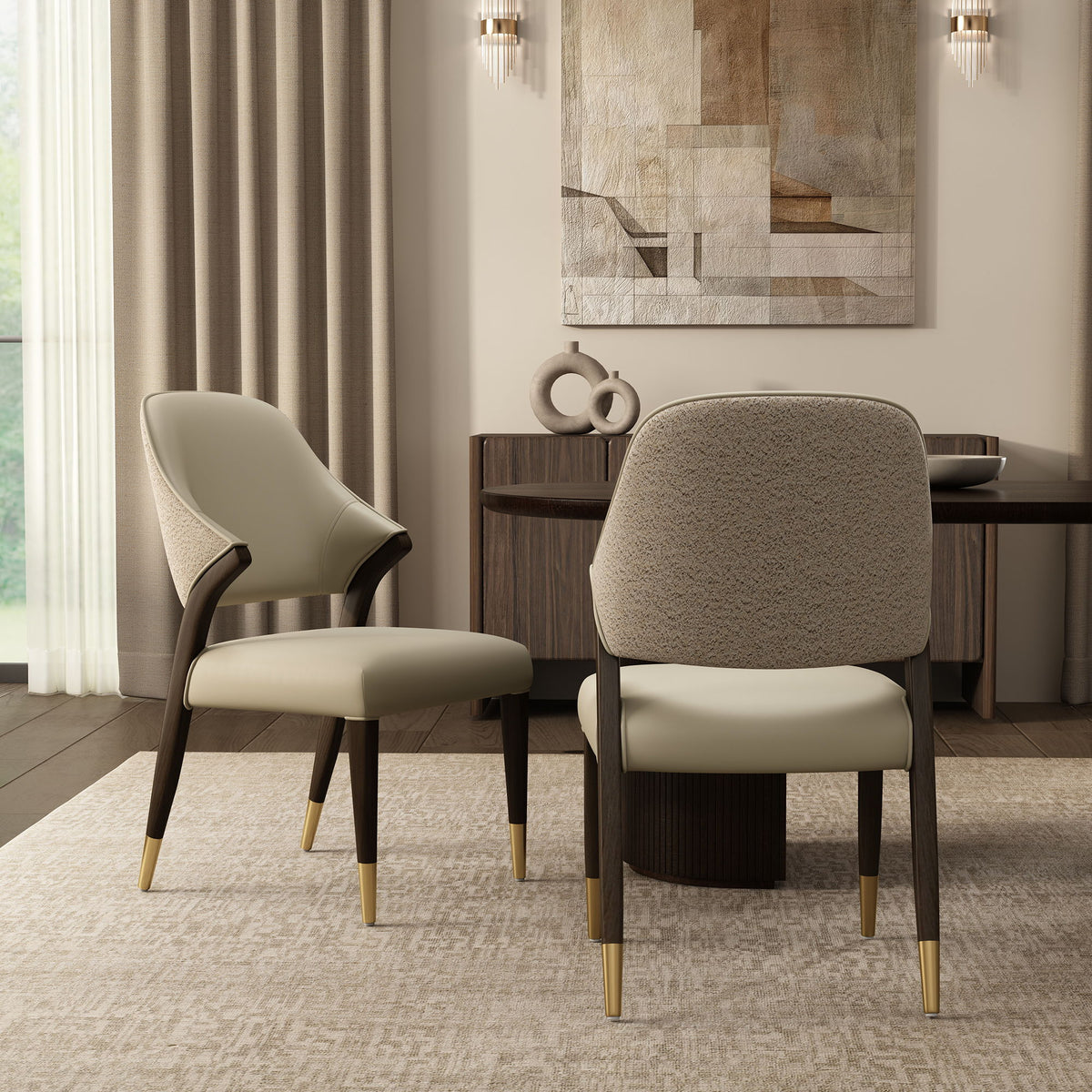 Manhattan Collette - Wood Upholstered Side Chair (Set of 2)