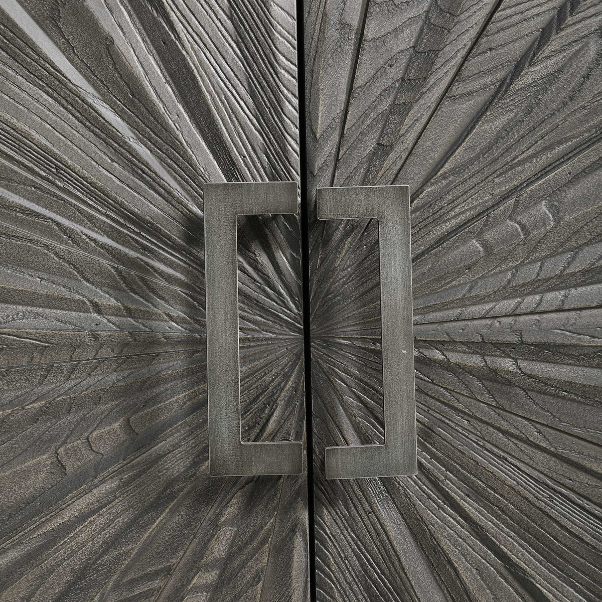 Shield - Oak 2 Door Cabinet - Gray