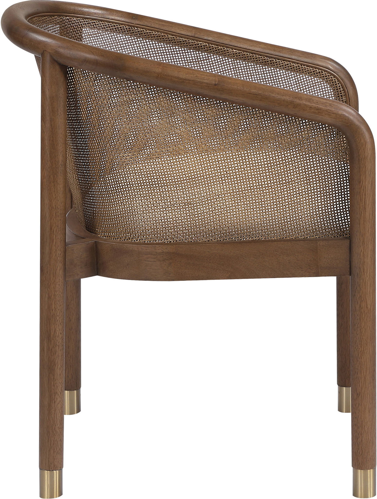 Sylvan - Vegan Leather Dining Chair (Set of 2) - Brown Frame