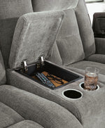 Mixed Motion - Power Reclining Loveseat With Console / Adjustable Headrest