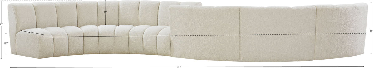 Infinity - 6 Piece Boucle Modular Sectional
