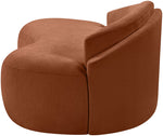 Caspian - Chenille Fabric Upholstered Loveseat