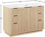 Willard - Engineered Stone And Solid Wood Bathroom Vanity