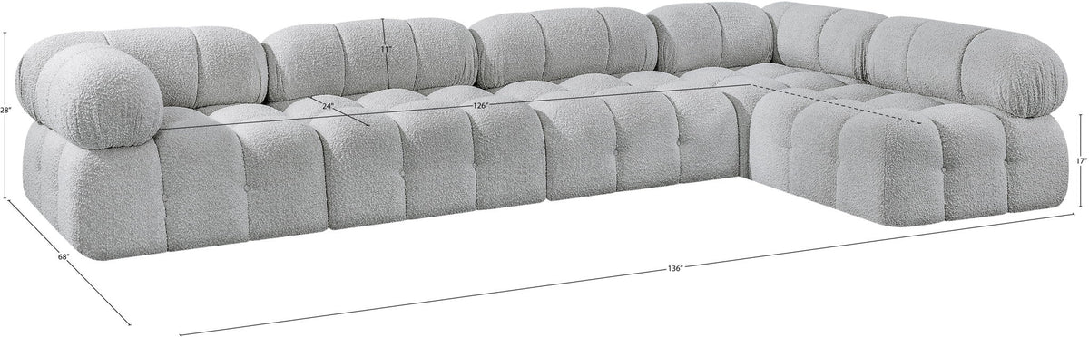 Ames - 5 Piece Modular L-Shaped Sectional