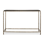 Ovard - Minimalist Metal Console Table - Brass