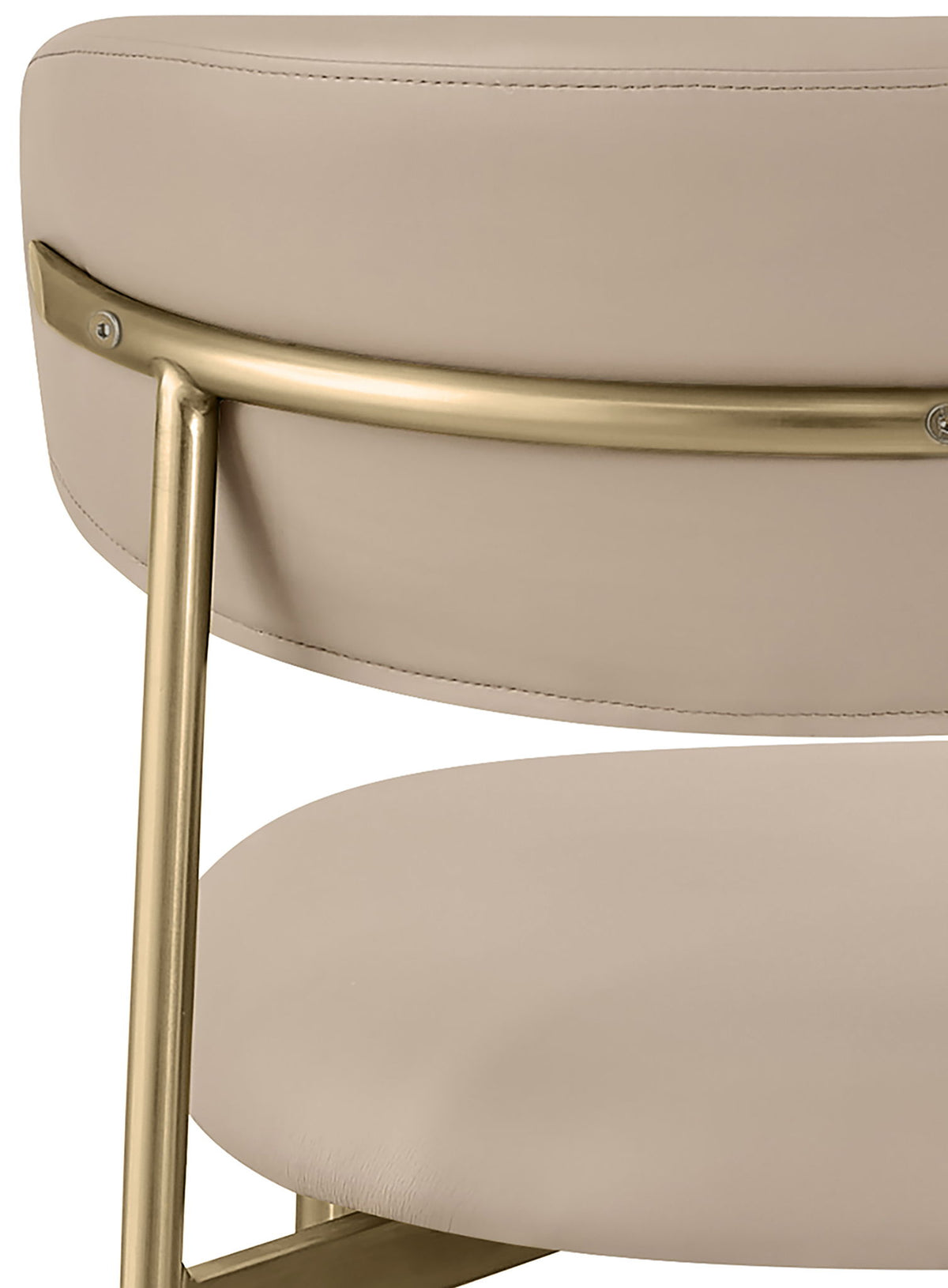Lupita - Dining Chair With Brushed Gold Legs (Set of 2)