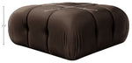 Orin - Velvet Performance Fabric Upholstered Modular Ottoman