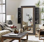 Big Sky - Floor Mirror With Jewelry Storage - Dark Gray