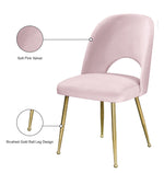 Logan - Dining Chair (Set of 2) - Gold Legs