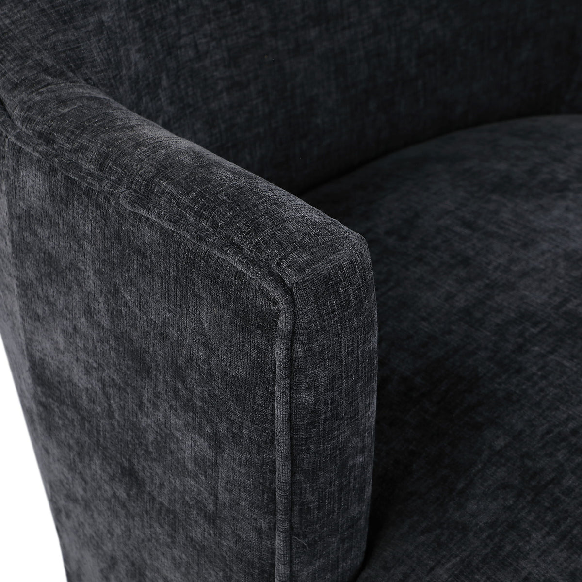 Clarita - Chenille Swivel Accent Chair