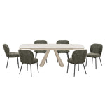Cassian - Side Chair (Set of 2) - Green Linen