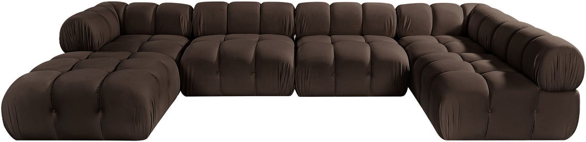 Orin - 6 Piece Modular Sectional (3 Modular Chairs, 2 Corner Chairs & Ottoman)