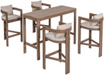 Newport - Acacia Wood Outdoor Patio Bar Table