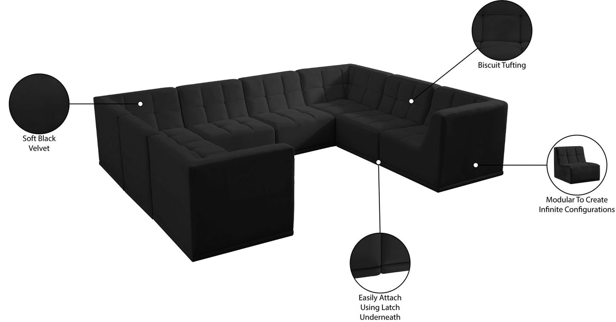 Relax - 8 Piece Modular Sectional