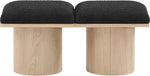 Pavilion - 2 Piece Modular Bench With Natural Base