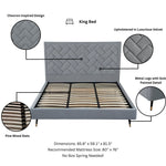 Manhattan Crosby - Upholstered Platform Bed
