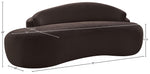 Caspian - Chenille Fabric Upholstered Loveseat