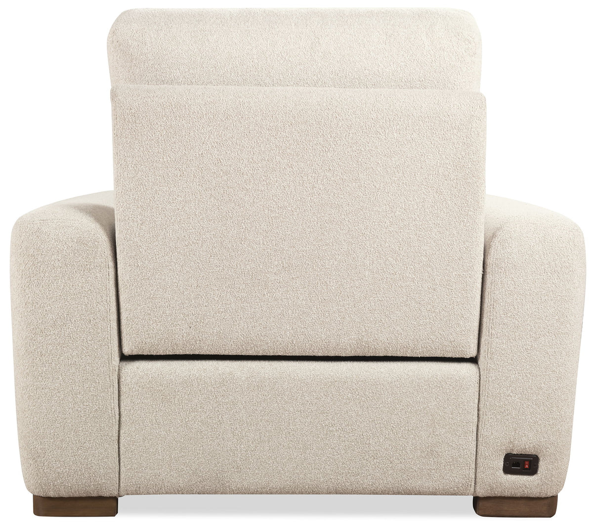 MS - Small Optimus Power Recliner With Power Headrest - Beige