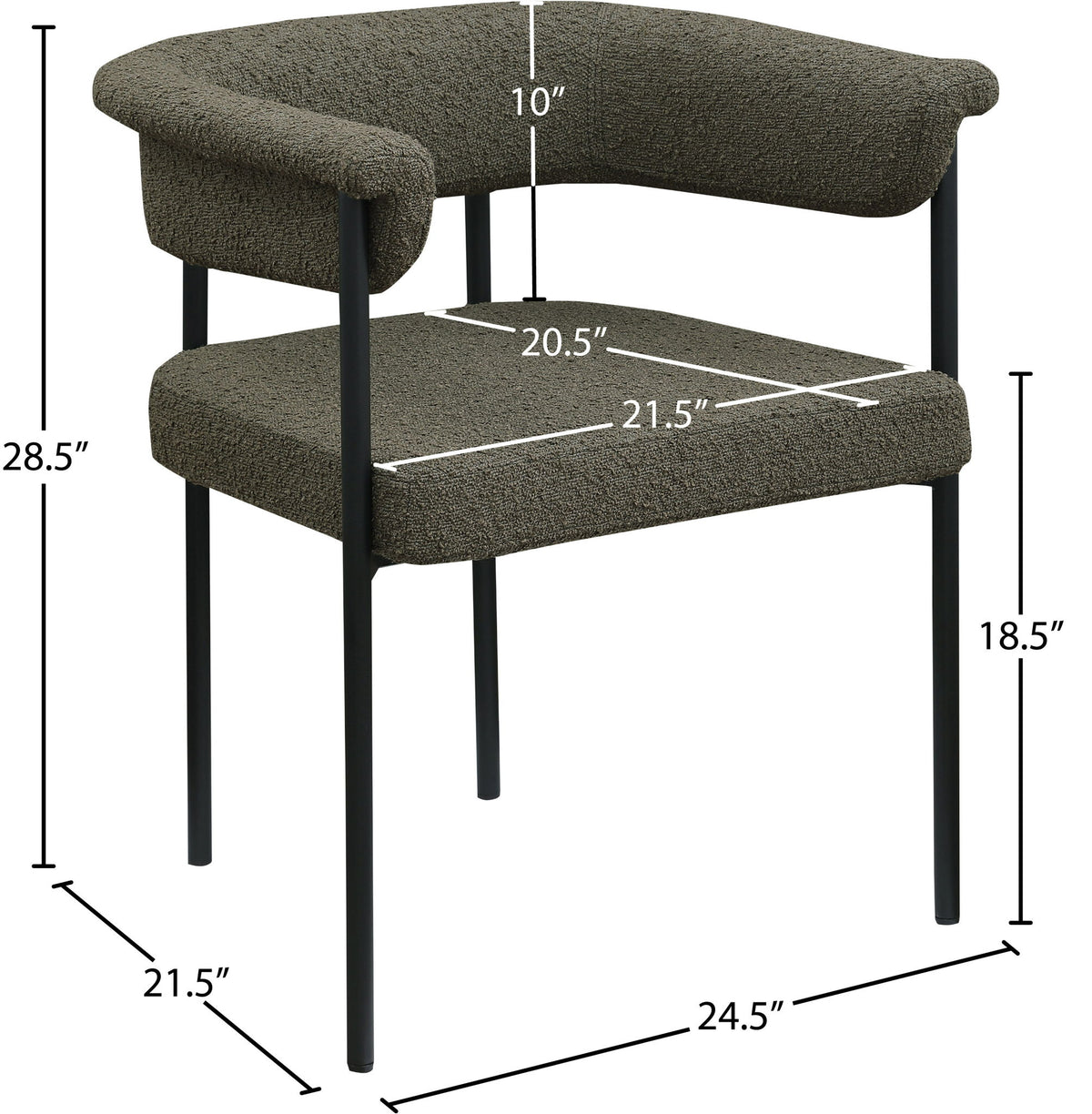 Malin - Boucle Dining Chair (Set of 2)