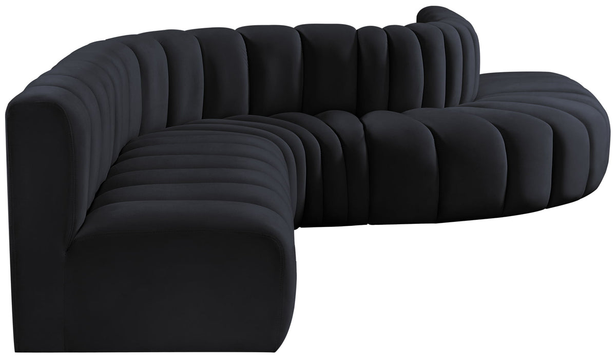 Arc - Velvet 7 Piece Modular Sofa