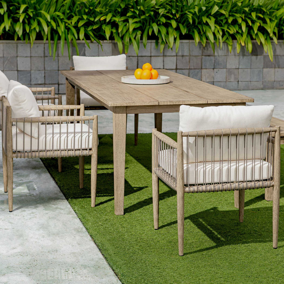 Forsyth - Outdoor Dining Table - Dark Gray