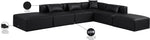 Cube - 6 Piece Modular Corner Armless Sectional