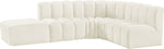 Arc - Velvet 5 Piece Corner Modular Sofa