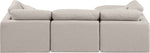Indulge - Linen 4 Piece Modular Sectional With Chaise
