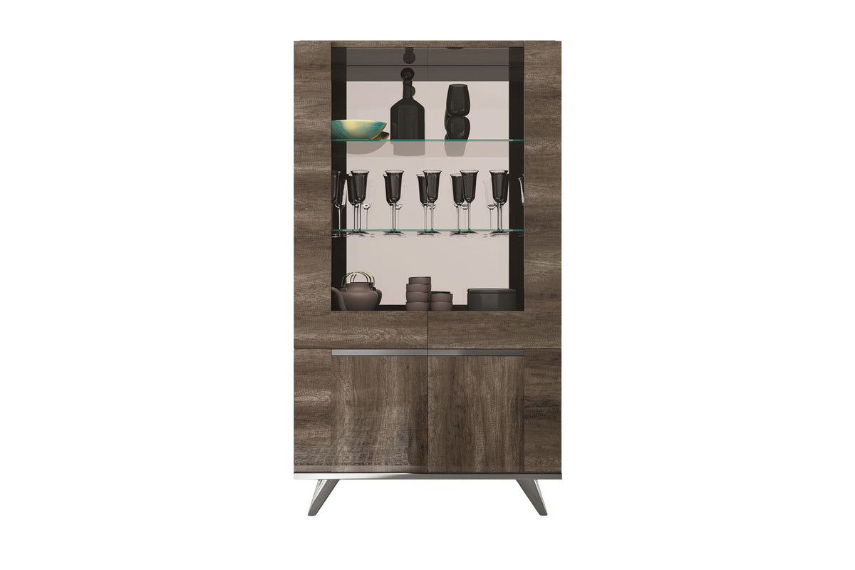 Medea - 2 Door China - Dark Brown