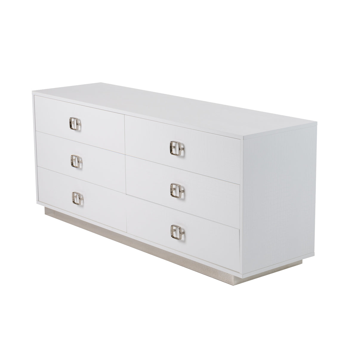Victoria - Modern White Crocodile Dresser by VIG Furniture - View 5