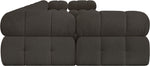 Ames - 7 Piece Boucle Fabric Modular Sectional
