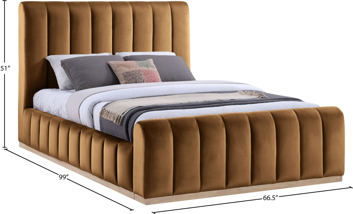 Amara - Velvet Bed