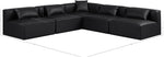 Cube - 5 Piece Modular Corner Armless Sectional