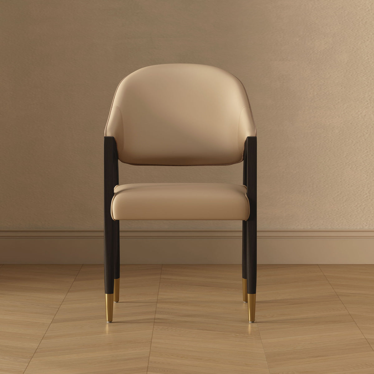 Manhattan Collette - Wood Upholstered Armchair