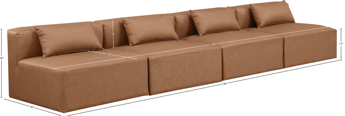 Cube - Modular 4 Seat Armless Sofa